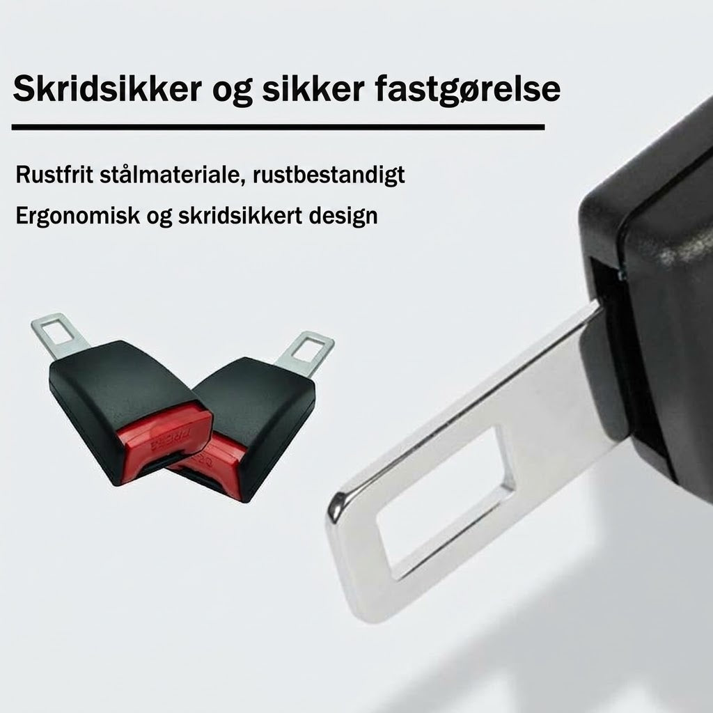 NovaPulse™ Universel Bælteforlænger til Bil | Premium Sikkerhedssele Clip