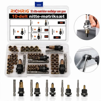 ProShield™ Universal Nittemøtrik Værktøjssæt