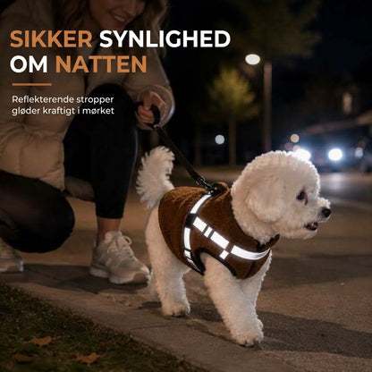 VaraLiving™ Varm Vinterfrakke til Hunde med Refleksstriber – Til Små og Mellemstore Hunde
