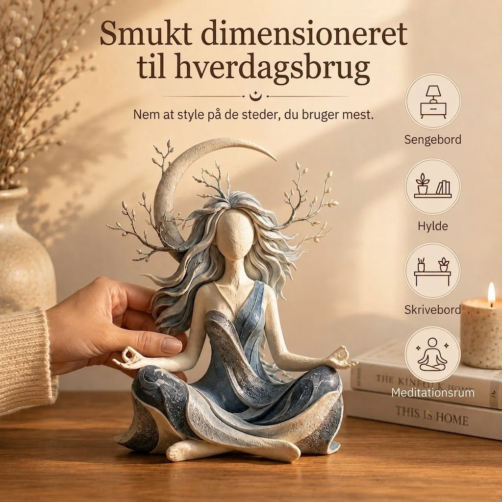 OmniLiving™ Fredfyldt Meditationsfigur | Zen Indretning & Roligt Sind til Hjemmet